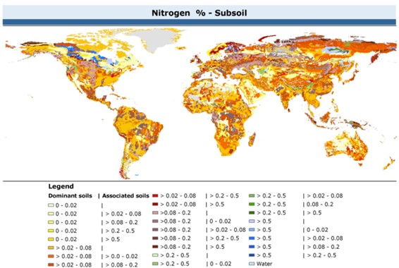 Global Nitrogen Distribution
